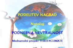 Podelitev nagrad natečaja PODNEBNA NEVTRALNOST, april 2021